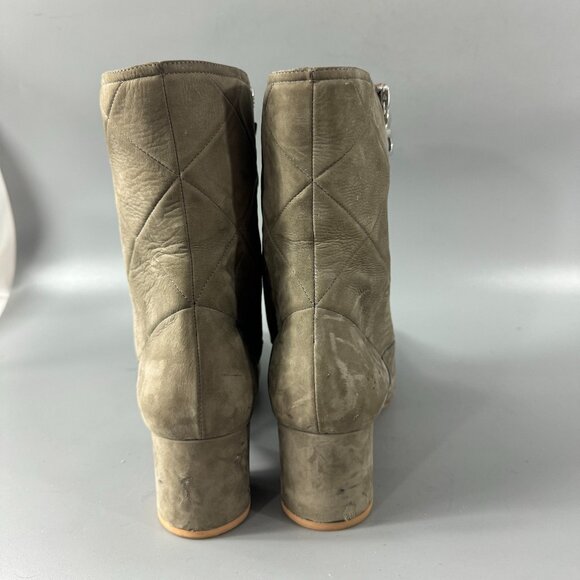 Marc Jacobs Suede Ankle Moto Boots, Size 38.5 - Picture 7 of 14